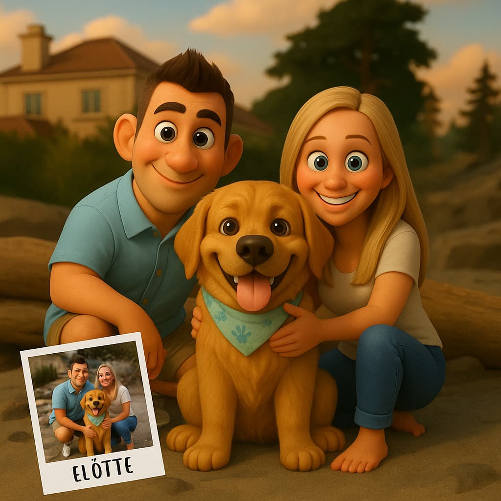 Digitális Pixar stílusú portré fotóból - Image 4