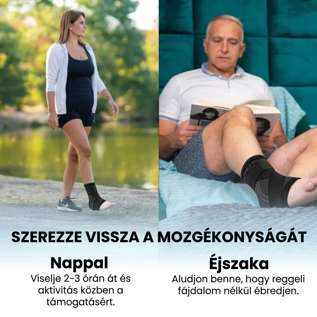 Relivio Fájdalomcsökkentő Kompressziós Bokaszorító - Image 5