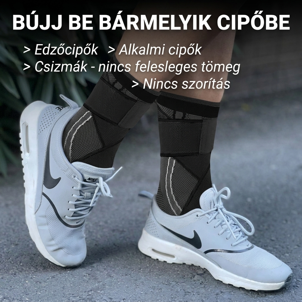 Relivio Fájdalomcsökkentő Kompressziós Bokaszorító - Image 4
