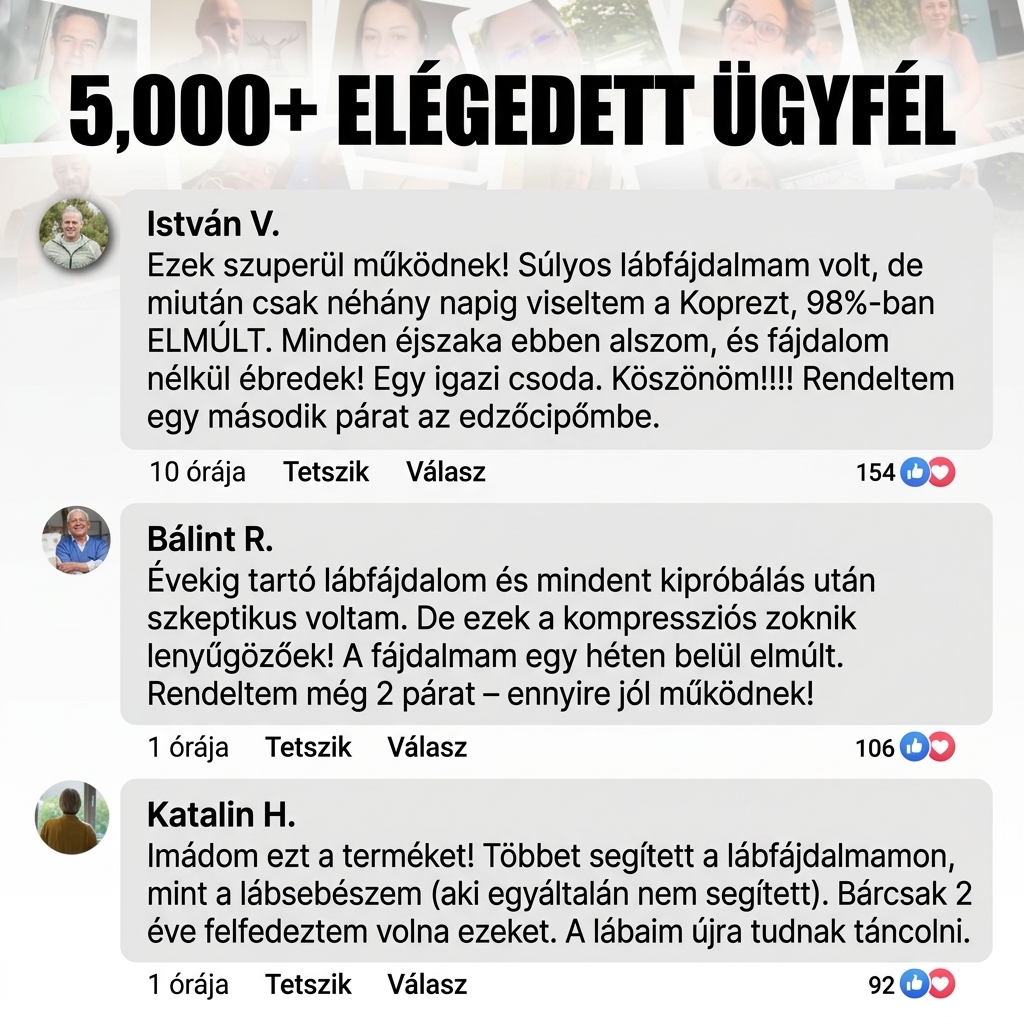 Relivio Fájdalomcsökkentő Kompressziós Bokaszorító - Image 6
